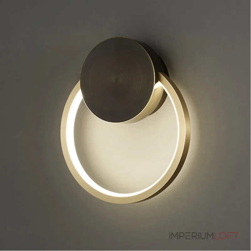 Настенный светильник WOLKE SMALL D20 Brass от ImperiumLoft