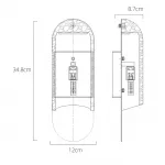 Настенный светильник VILHO Black от ImperiumLoft