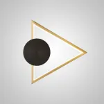 Настенный светильник WOLKE WIDE L28 Brass от ImperiumLoft