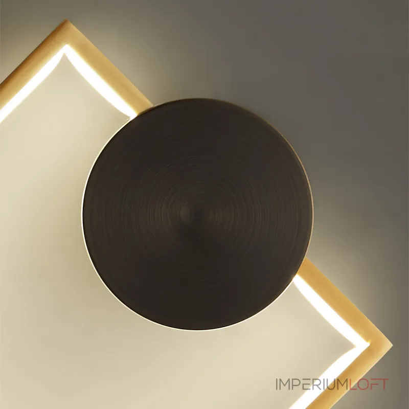 Настенный светильник WOLKE WIDE L24 Black от ImperiumLoft