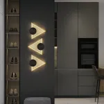 Настенный светильник WOLKE WIDE L24 Black от ImperiumLoft