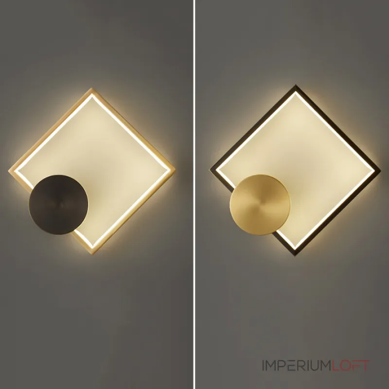 Настенный светильник WOLKE WIDE L24 Black от ImperiumLoft