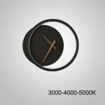 Настенный светильник CLOCK Black Трехцветный свет от ImperiumLoft