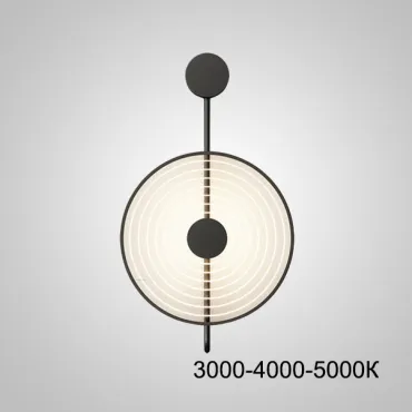 Настенный светильник WINDSOR Black Трехцветный свет