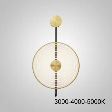 Настенный светильник WINDSOR Brass Трехцветный свет