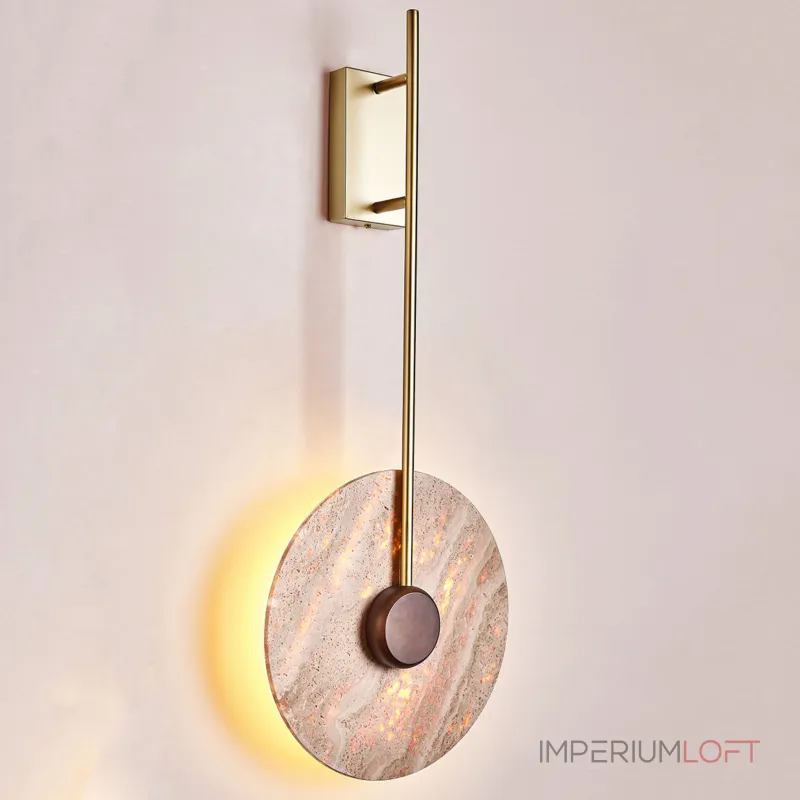 Настенный светильник JOAR D50 Brass от ImperiumLoft