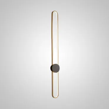 Настенный светильник HEIDY L H120 Brass Black