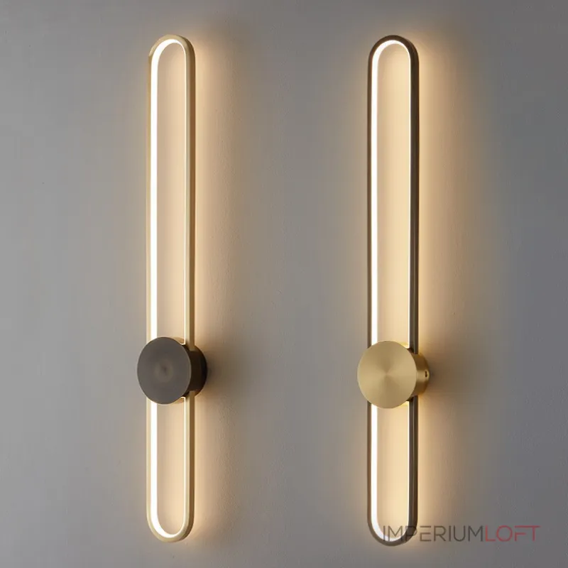 Настенный светильник HEIDY L H90 Brass Black от ImperiumLoft