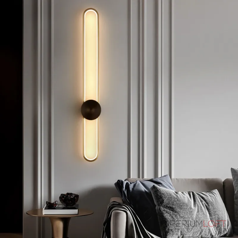 Настенный светильник HEIDY L H90 Brass Black от ImperiumLoft