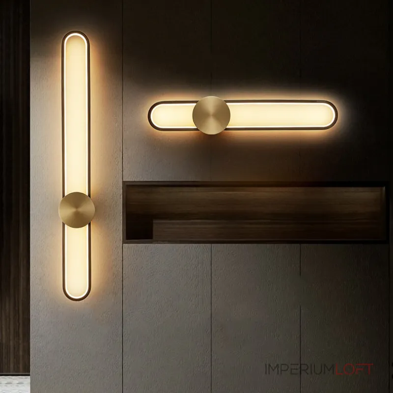 Настенный светильник HEIDY L H90 Brass Black от ImperiumLoft