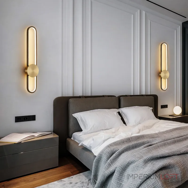 Настенный светильник HEIDY L H90 Brass Black от ImperiumLoft