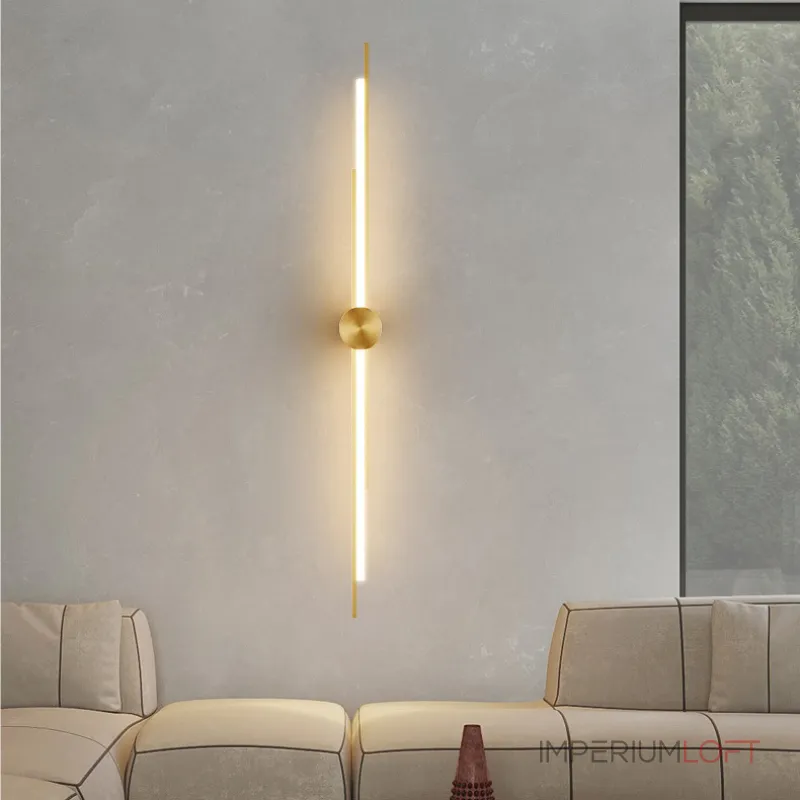 Настенный светильник TINUS H63 Brass от ImperiumLoft