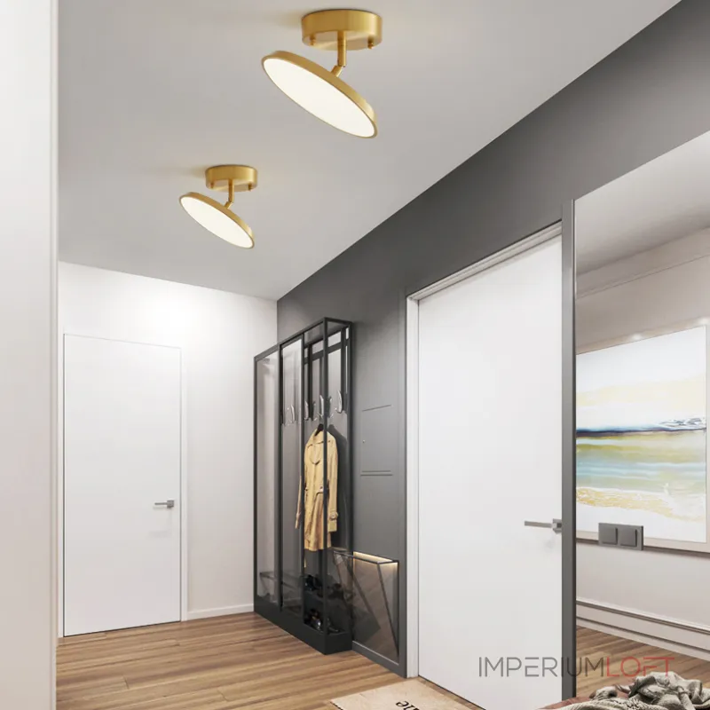 Потолочный светильник BIRK D12 Brass от ImperiumLoft