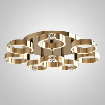 Потолочная люстра SELLIF D CH D90 Brass