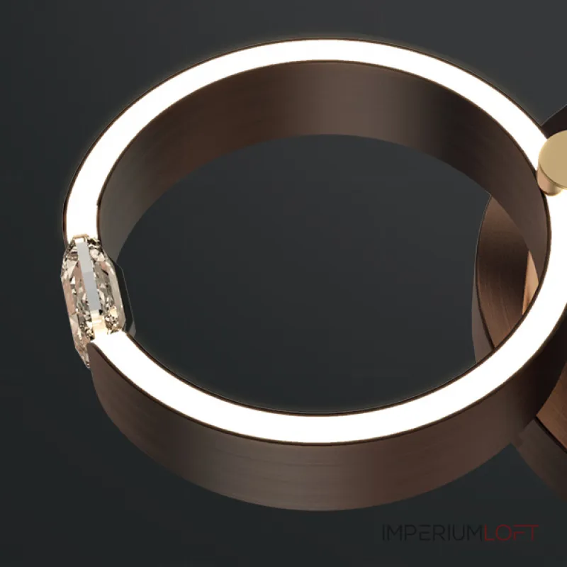 Потолочная люстра SELLIF D CH D90 Brown