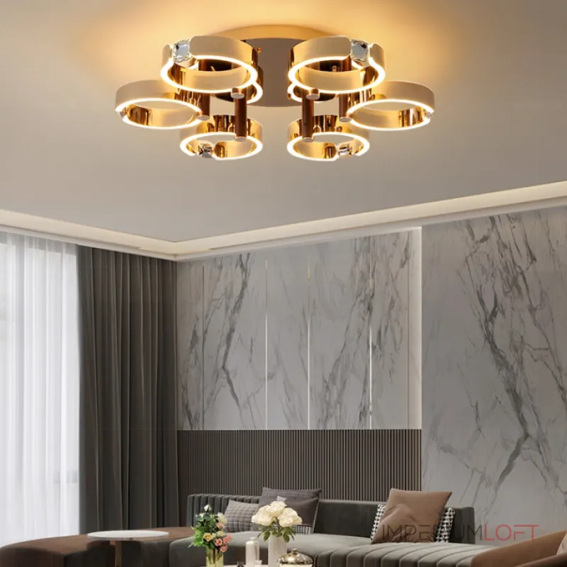 Потолочная люстра SELLIF D CH D90 Brown