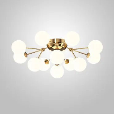 Потолочная люстра MARTIAL L12 Brass