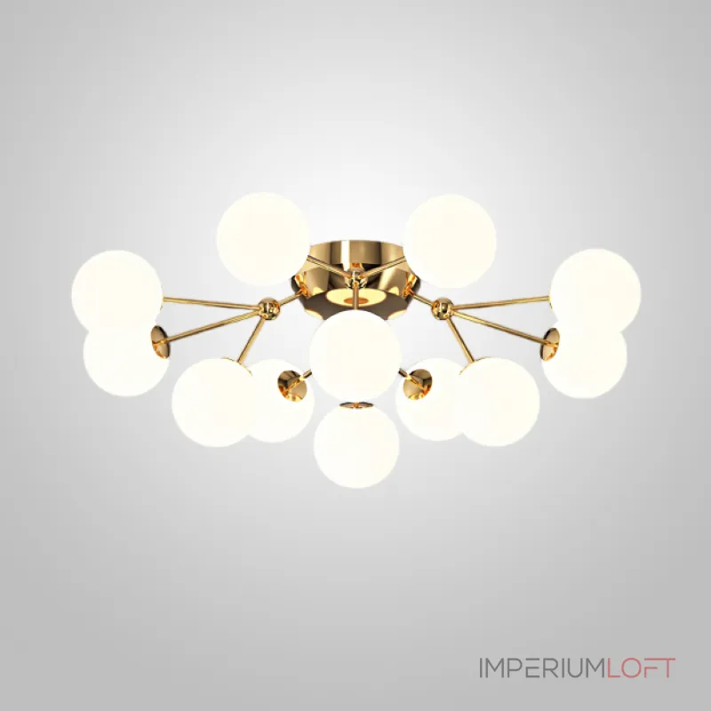 Потолочная люстра MARTIAL L12 Brass Потолочная люстра MARTIAL L12 Brass