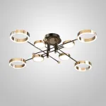 Потолочная люстра SELLIF CH L8 Brass