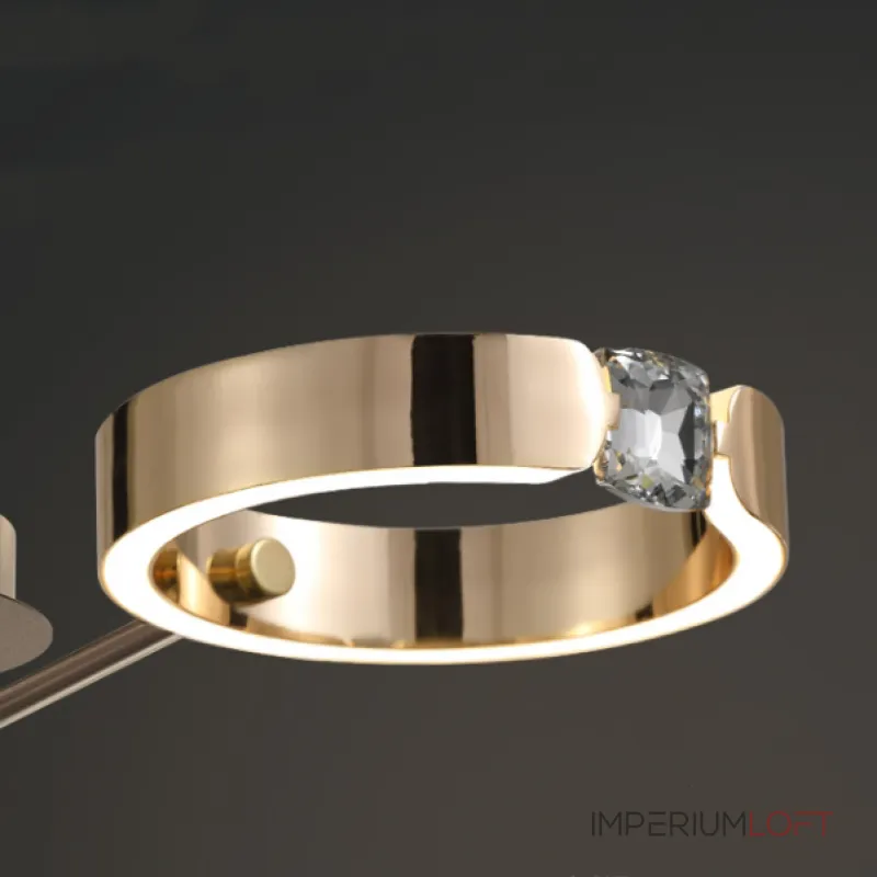 Потолочная люстра SELLIF CH L9 Brass