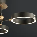 Потолочная люстра SELLIF CH L9 Brass