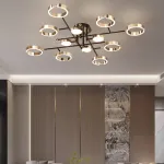 Потолочная люстра SELLIF CH L9 Brass