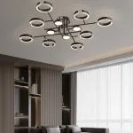 Потолочная люстра SELLIF CH L9 Brass