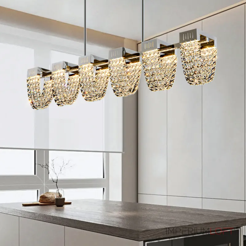 Потолочный светильник ALVARIN L L100 Chrome от ImperiumLoft