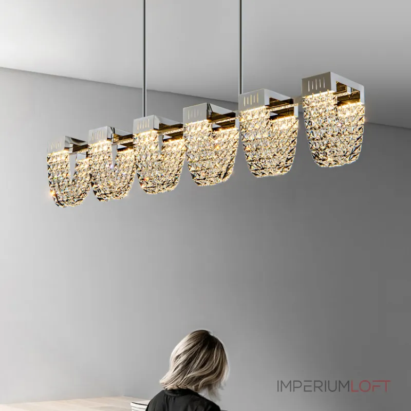 Потолочный светильник ALVARIN L L100 Chrome от ImperiumLoft