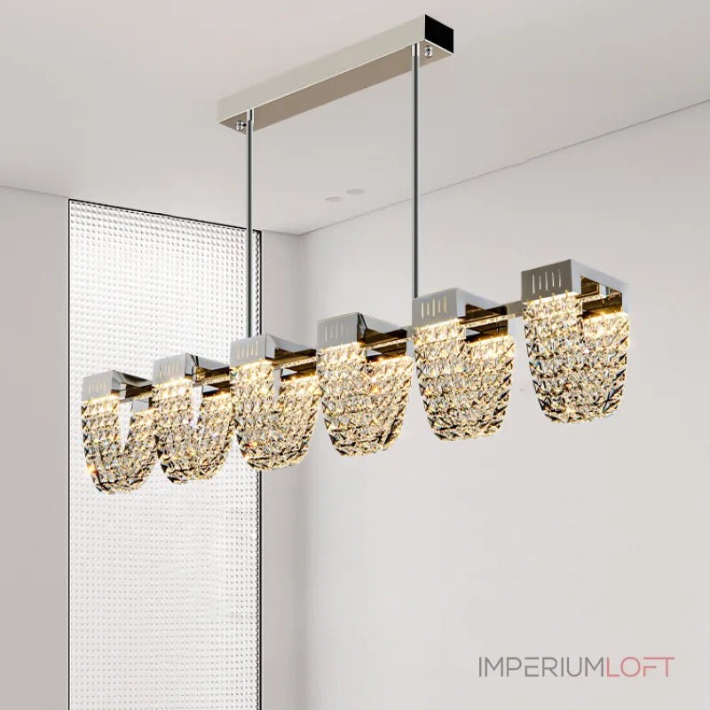 Потолочный светильник ALVARIN L L100 Chrome от ImperiumLoft