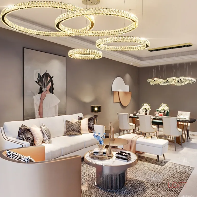 Подвесной светильник SEFENIAS LUX L80 Chrome от ImperiumLoft