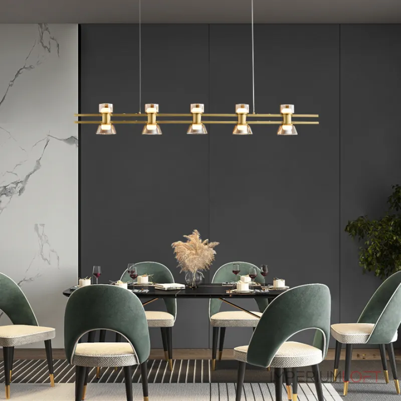 Подвесной светильник BLASIUS LONG L160 Black от ImperiumLoft Подвесной светильник BLASIUS LONG L160 Black от ImperiumLoft