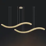 Подвесной светильник BERTOLDA W DUO A L150 Brass от ImperiumLoft