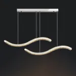 Подвесной светильник BERTOLDA W DUO B L120 Chrome от ImperiumLoft