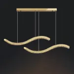 Подвесной светильник BERTOLDA W DUO B L120 Brass от ImperiumLoft