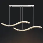 Подвесной светильник BERTOLDA W DUO B L150 Chrome от ImperiumLoft