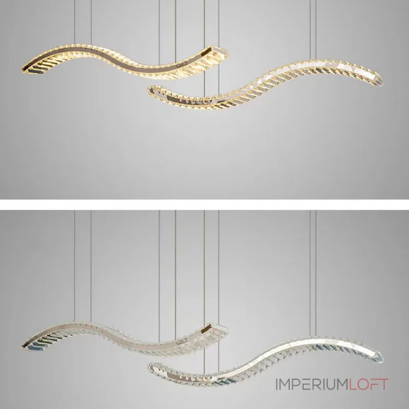 Подвесной светильник BERTOLDA W DUO A L150 Brass от ImperiumLoft