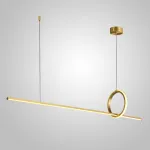 Подвесной светильник MOFFIT B LONG L90 Brass от ImperiumLoft