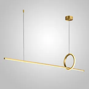 Подвесной светильник MOFFIT B LONG L90 Brass