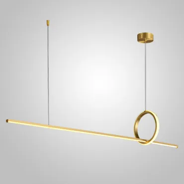 Подвесной светильник MOFFIT B LONG L120 Brass