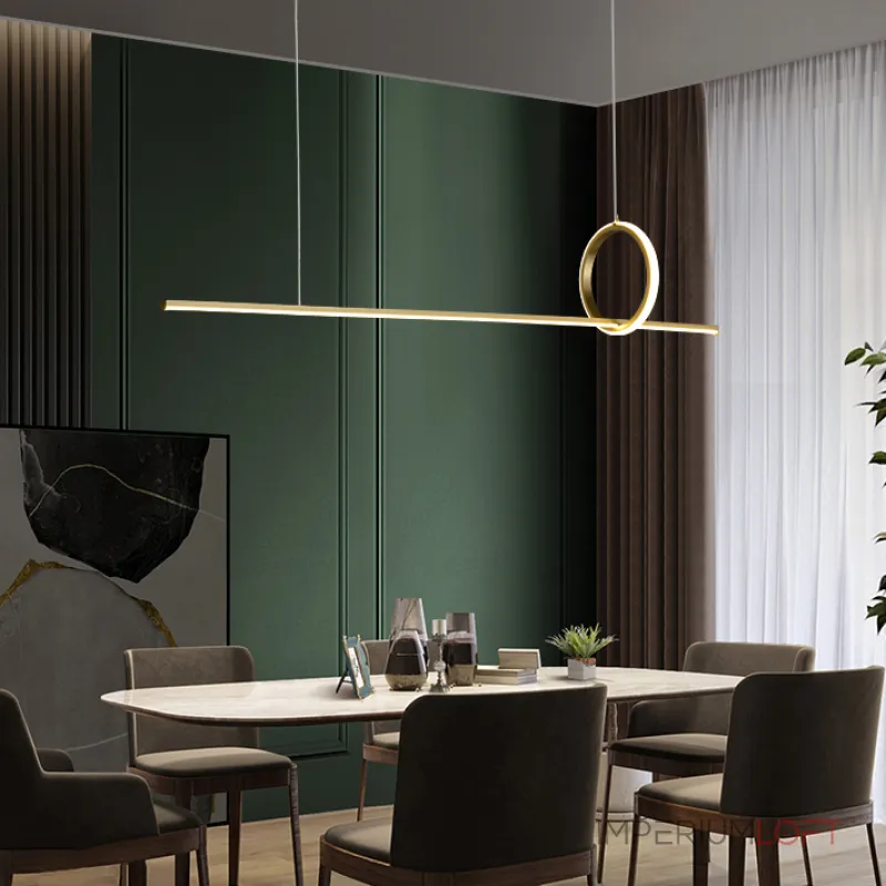 Подвесной светильник MOFFIT B LONG L90 Brass от ImperiumLoft