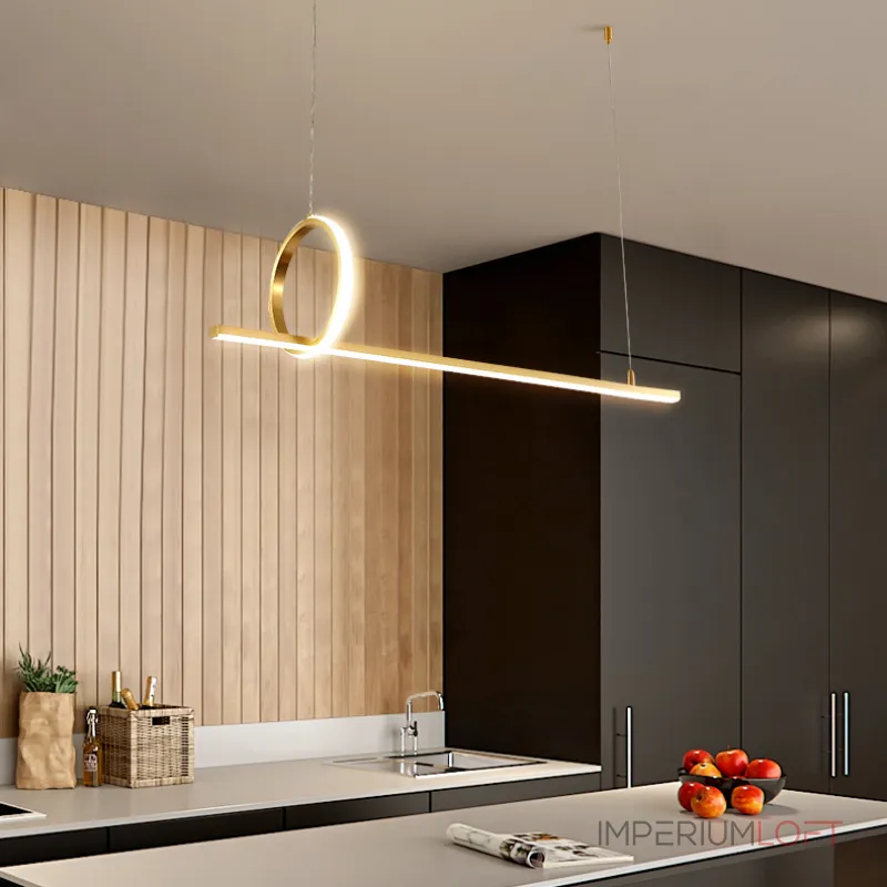 Подвесной светильник MOFFIT B LONG L90 Brass от ImperiumLoft