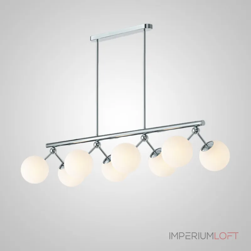 Потолочный светильник MARTIAL LONG L120 Chrome от ImperiumLoft Потолочный светильник MARTIAL LONG L120 Chrome от ImperiumLoft