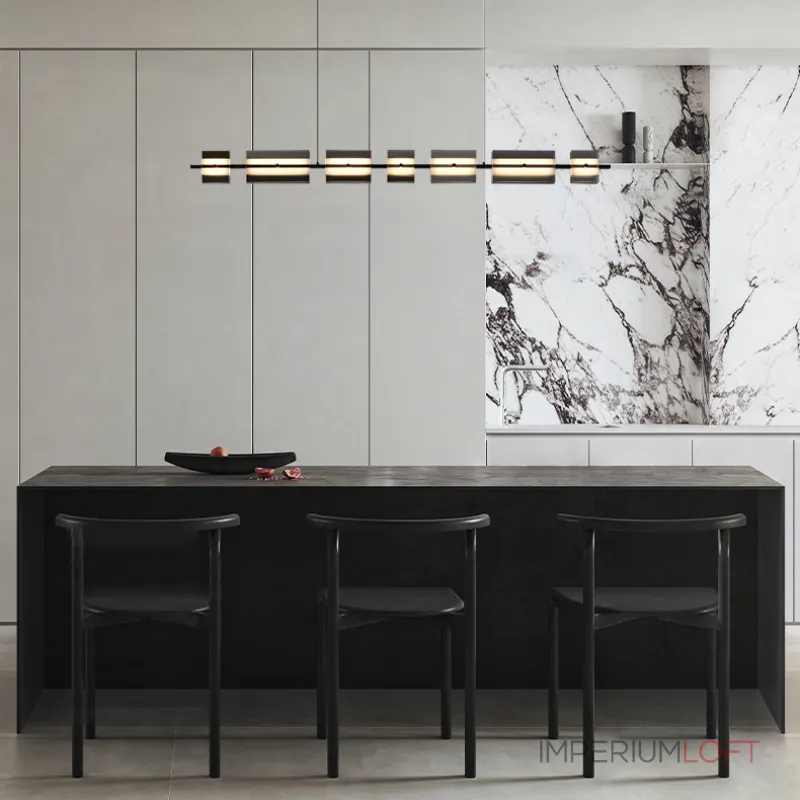 Подвесной светильник BRIAND LONG L102,5 Black от ImperiumLoft Подвесной светильник BRIAND LONG L102,5 Black от ImperiumLoft