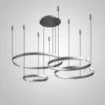 Подвесная люстра VEIKKO COMBO D45+65+65+85 Chrome от ImperiumLoft