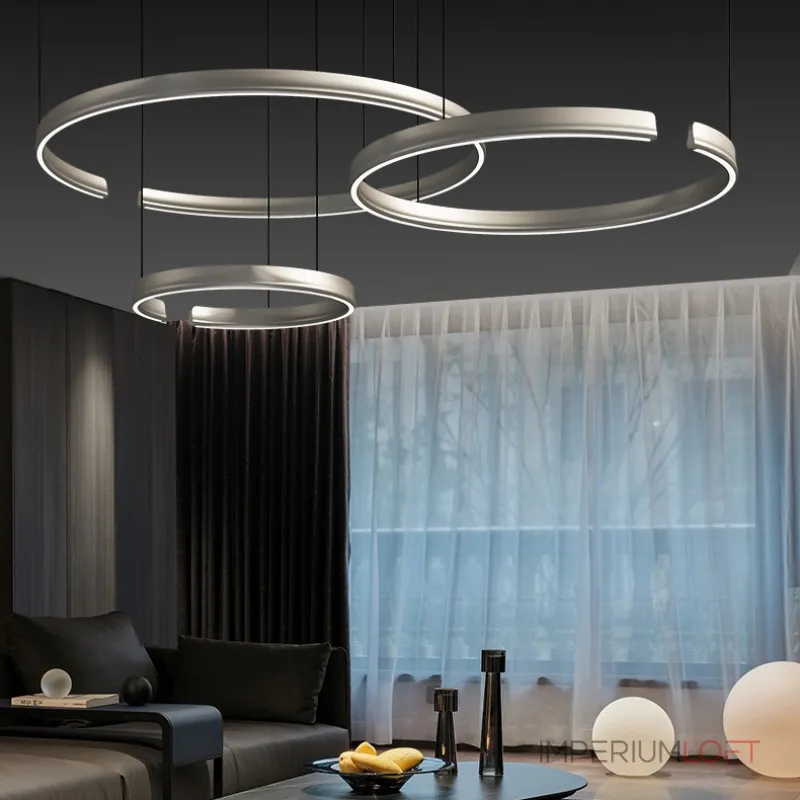 Подвесная люстра VEIKKO COMBO D45+45+65+65+85 Chrome от ImperiumLoft