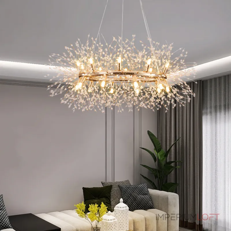 Подвесная люстра ROSALIA RING D100 от ImperiumLoft
