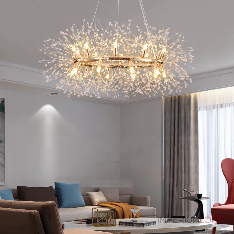 Подвесная люстра ROSALIA RING D100 от ImperiumLoft