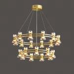 Подвесная люстра BLASIUS D83+63 Brass от ImperiumLoft