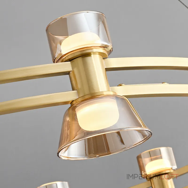 Подвесная люстра BLASIUS D83+63 Black от ImperiumLoft